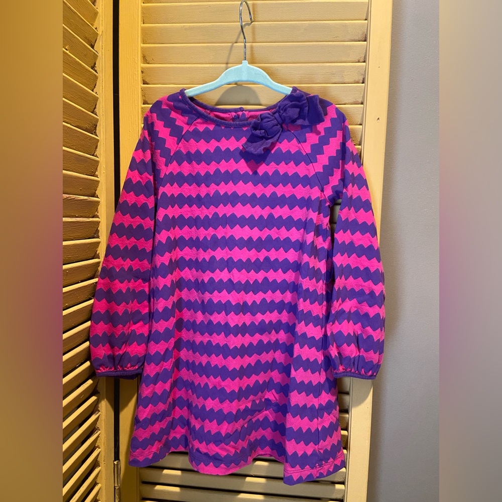 Long sleeve chevron dress size 5
